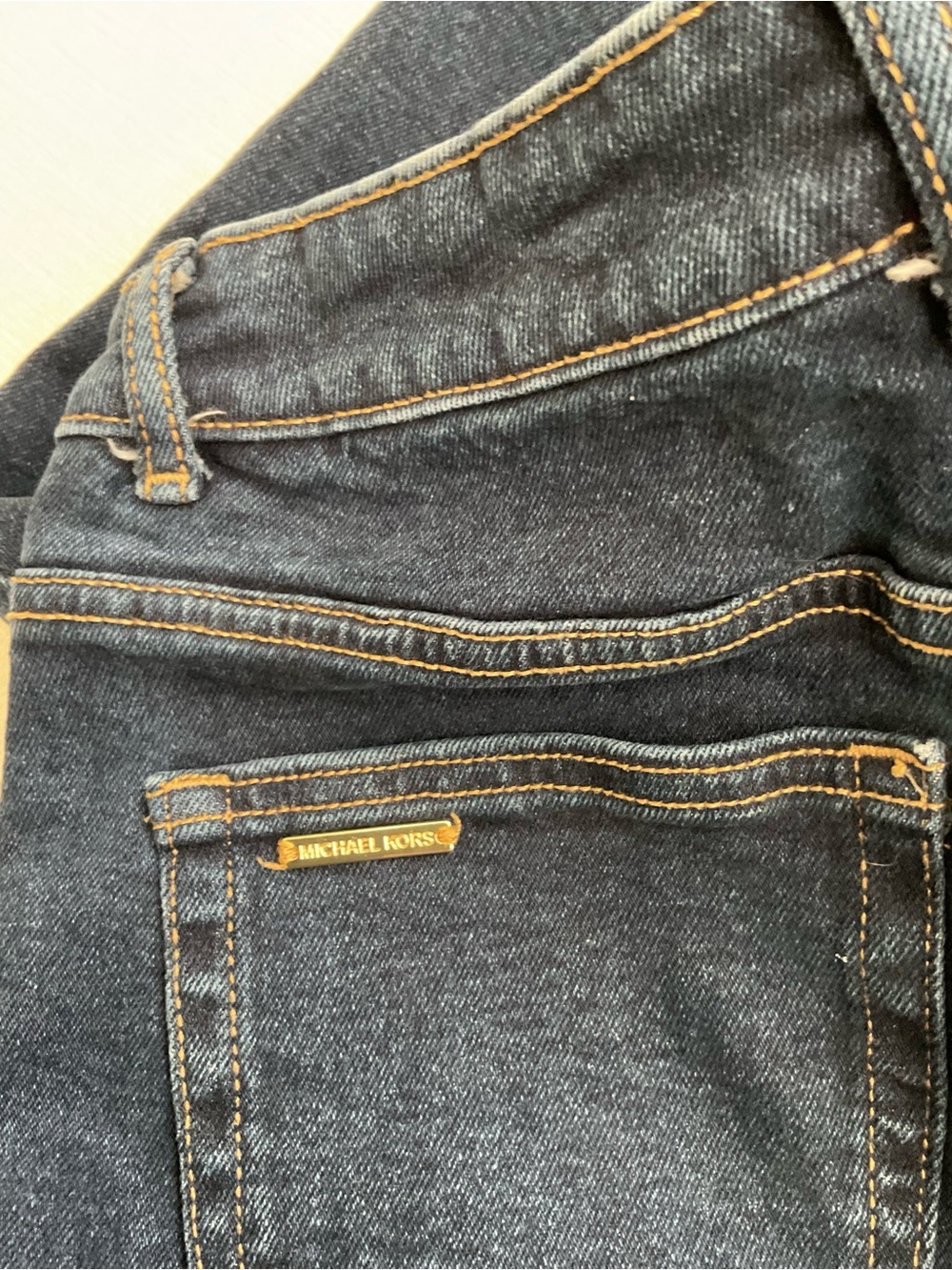 Michael Kors Dark Wash Denim Women’s Jeans - Picture 7 of 8